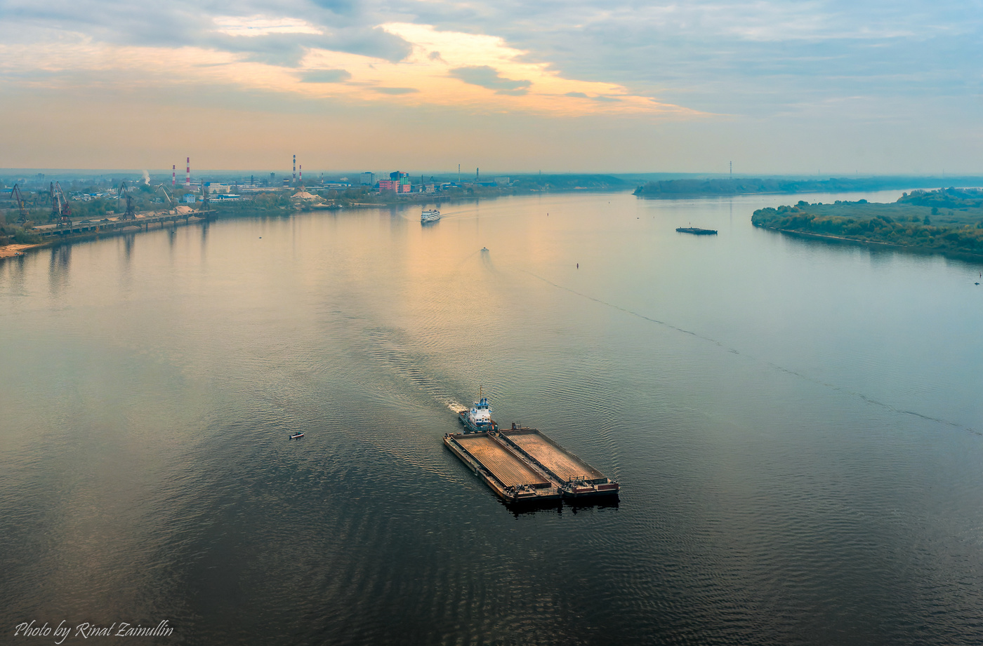 Morgen auf der Wolga