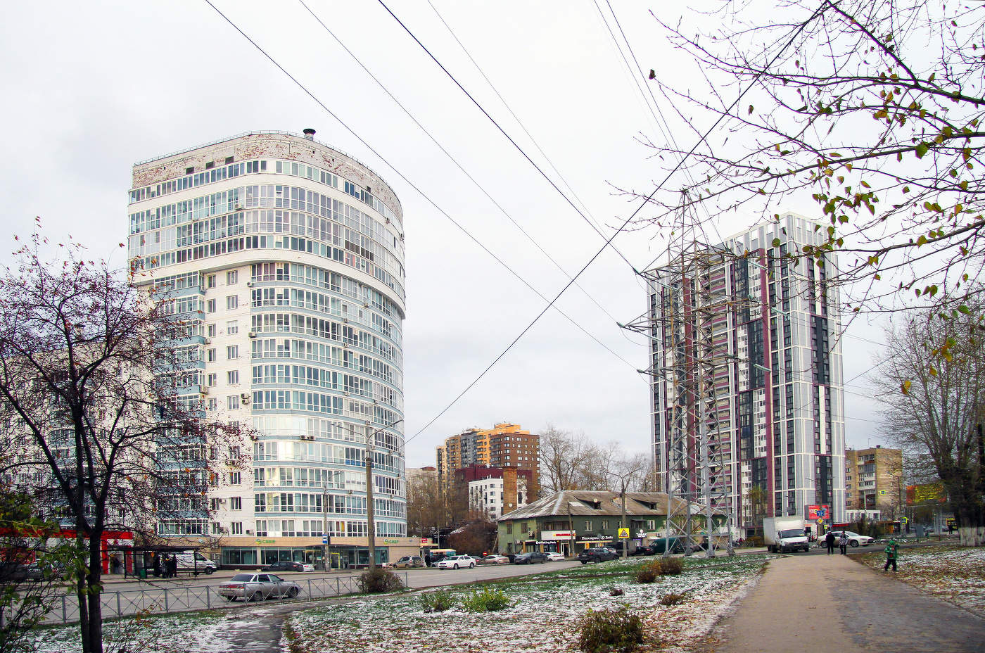 "Wolkenkratzer, Hochhäuser, und ich bin ein wenig ..."