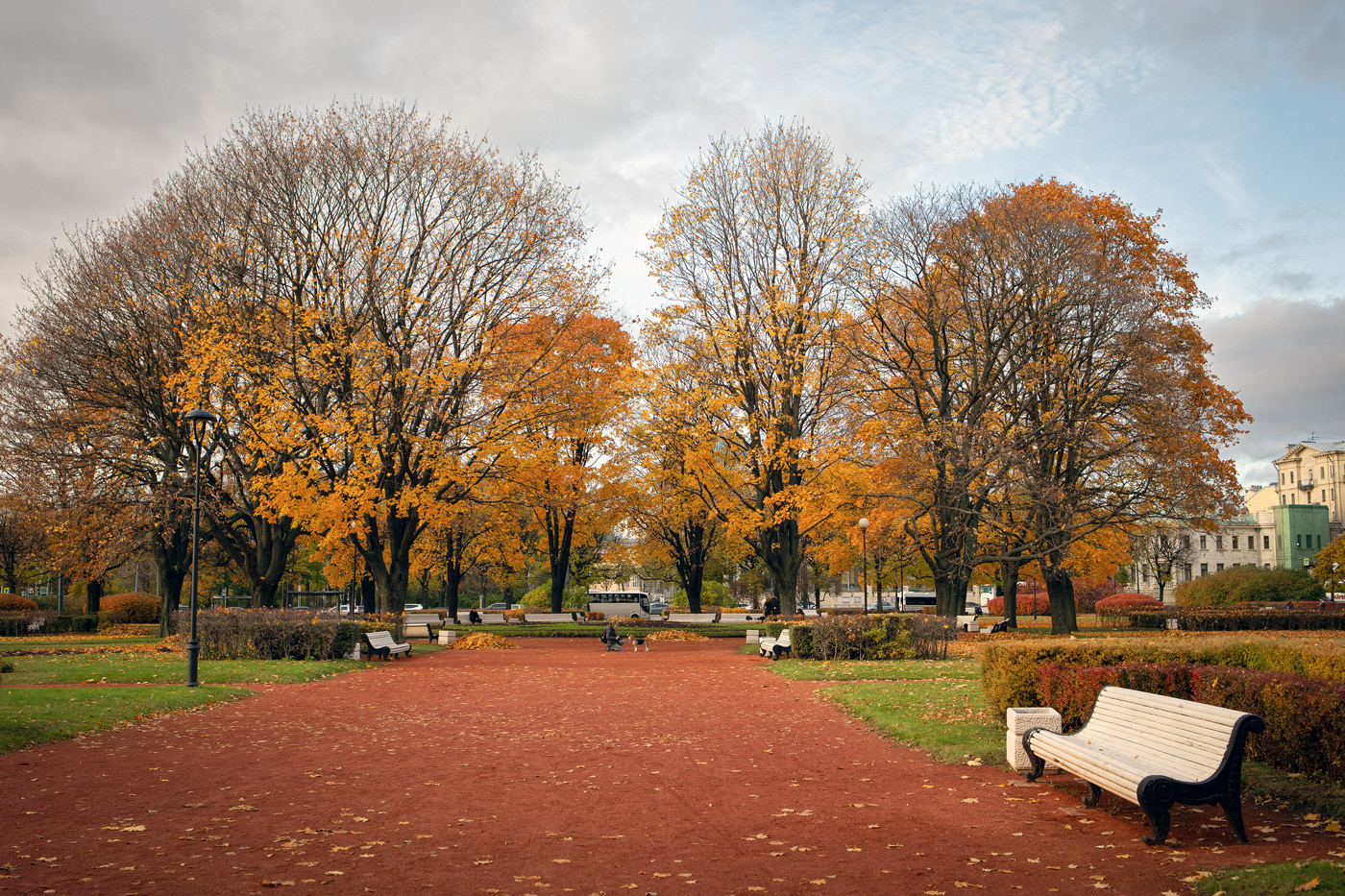 Im Herbst des Parks ...