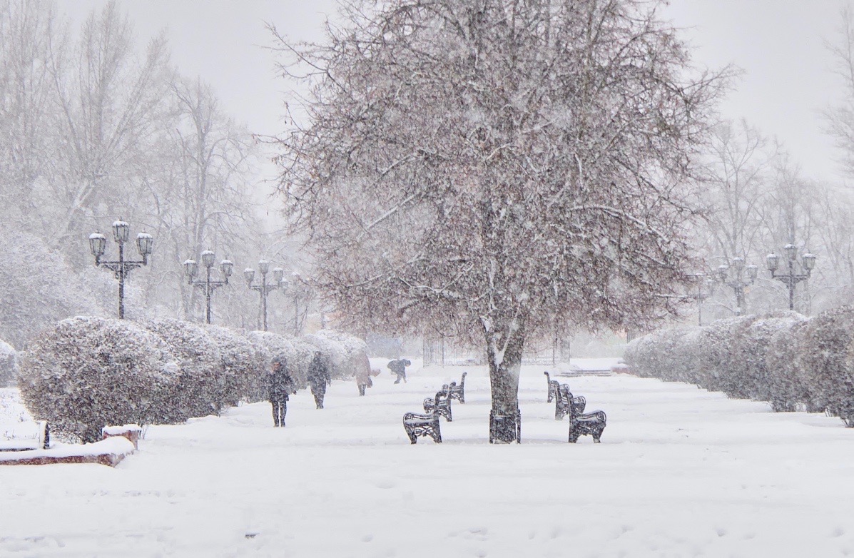 Ein weiterer Schneesturm
