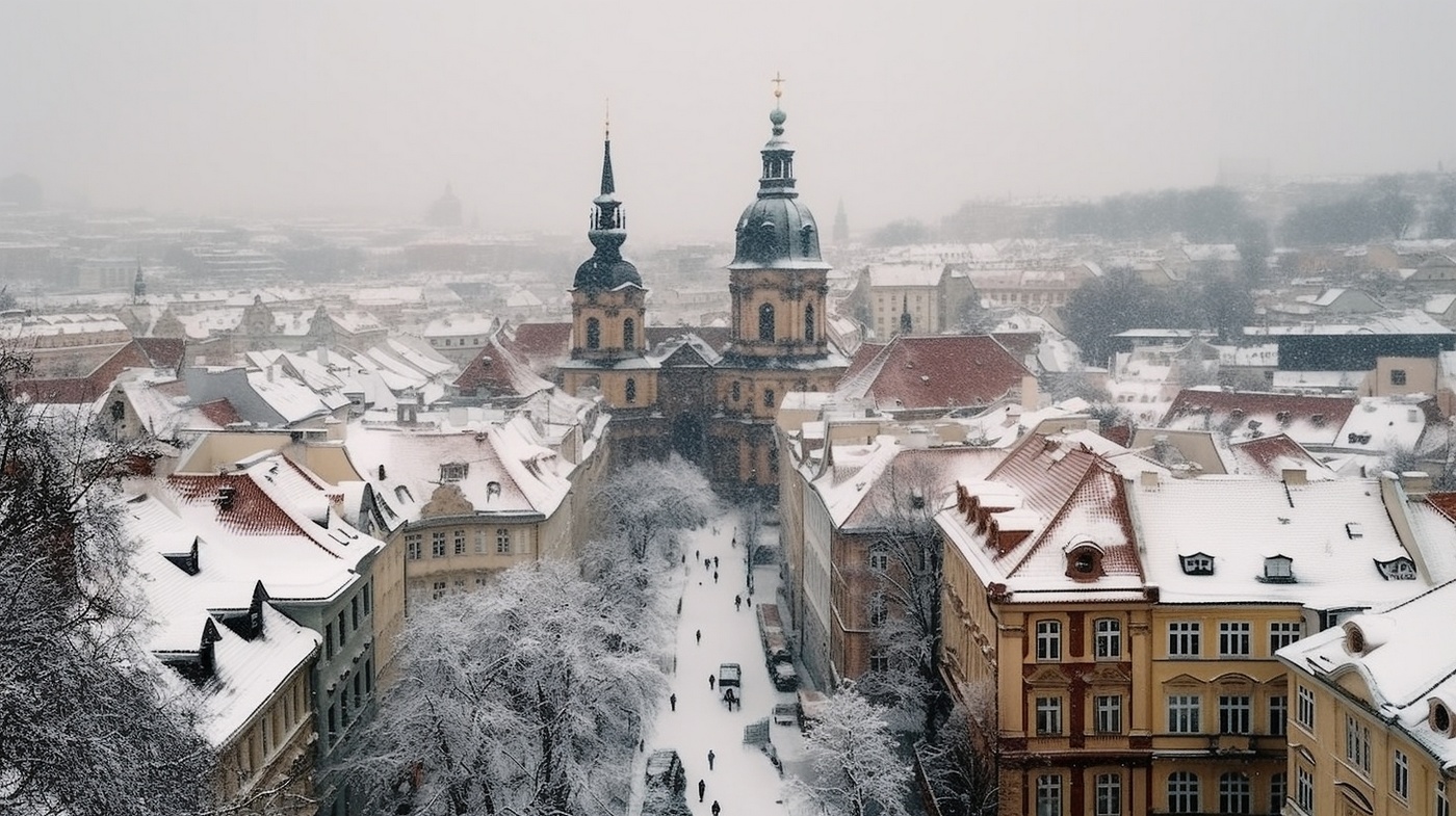 Winter in Prag