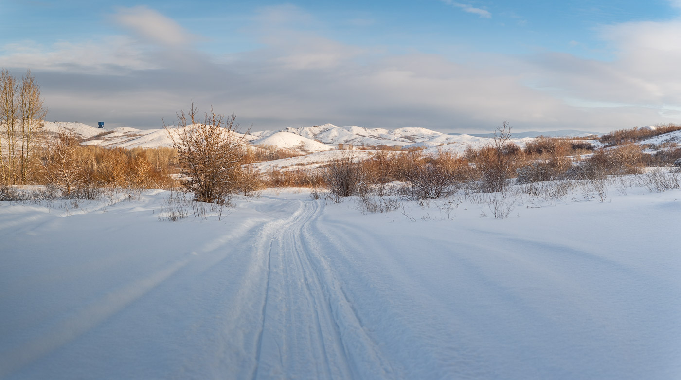 unter blauem Himmel ...