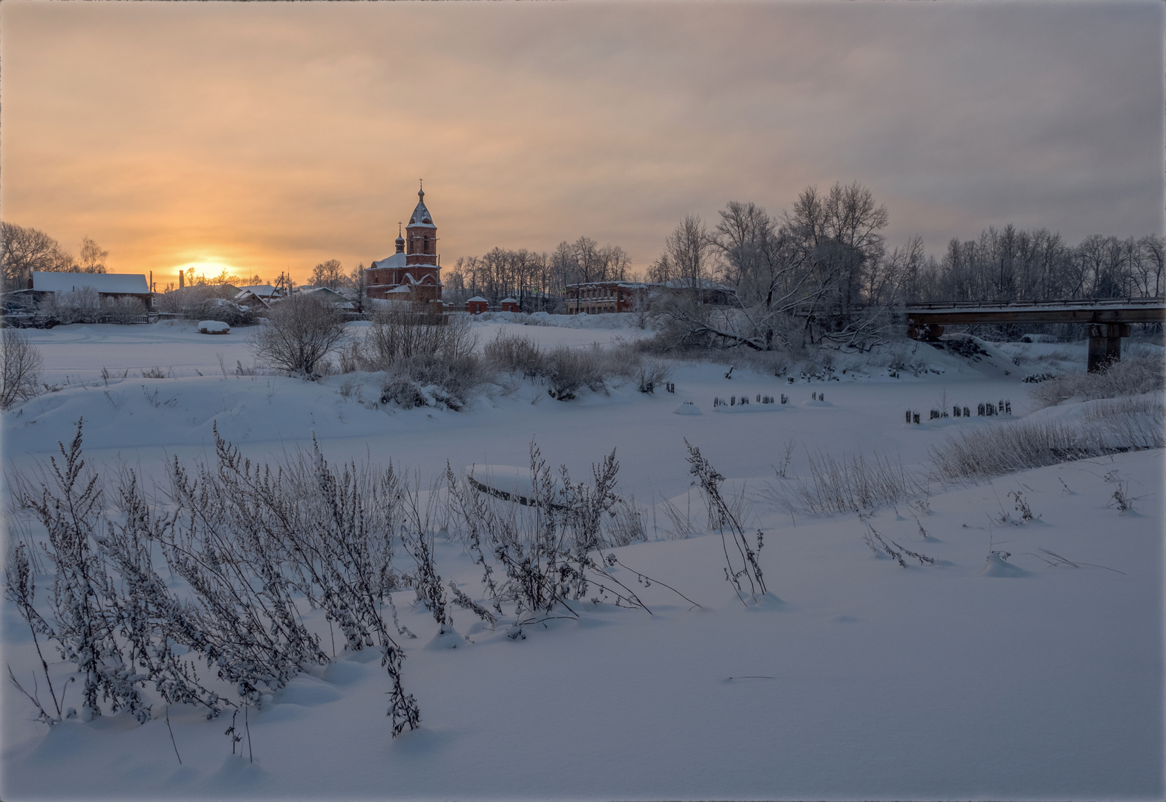 frostigen Morgengrauen