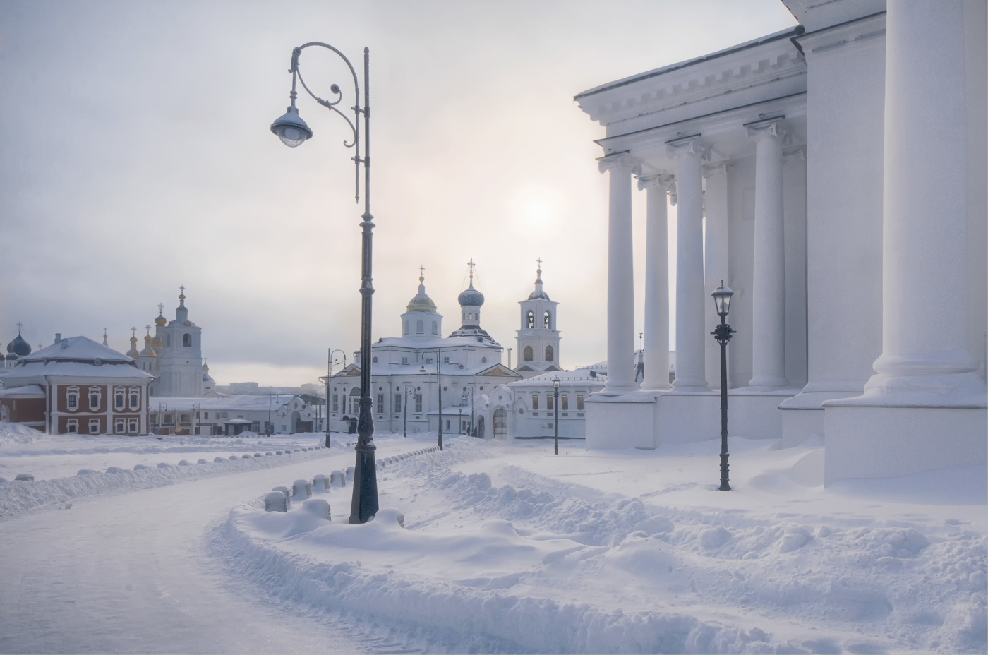 In der frostigen Nebel