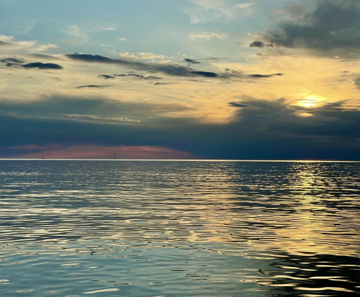 Farben des Sonnenuntergangs