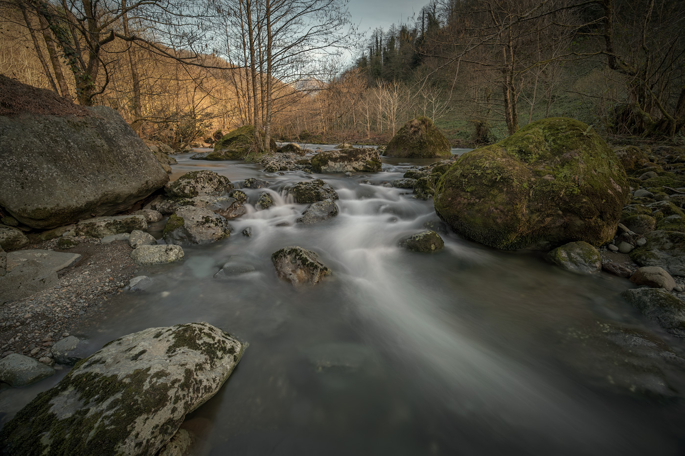 Stream Of Chakvistskali River