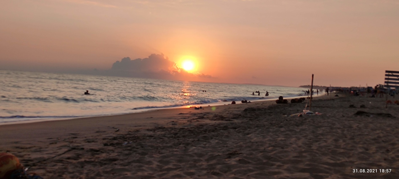 Sonnenuntergang über dem Meer