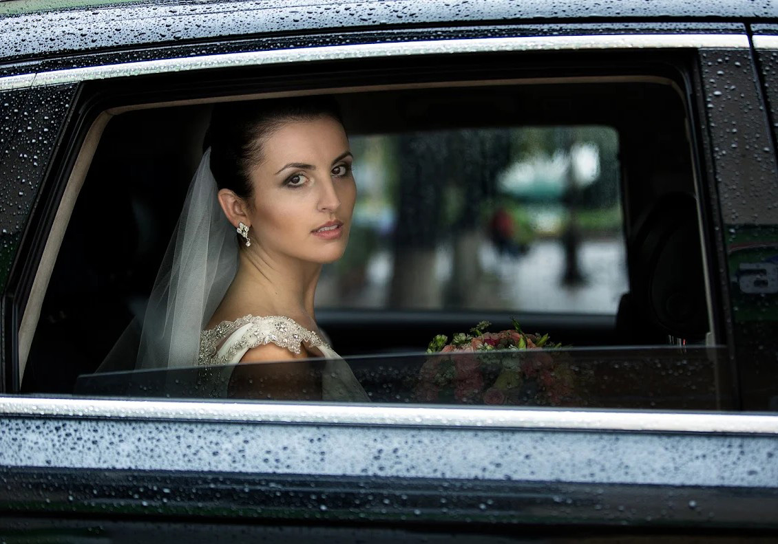 Porträt einer Braut.