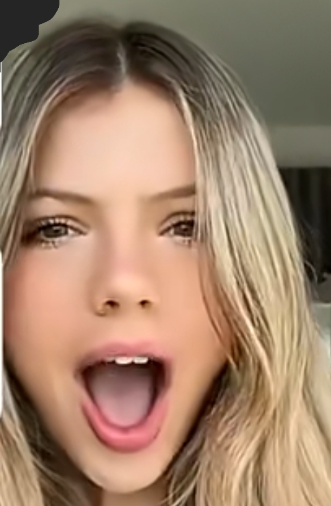 Neela Jolene Tongue Mouth Open