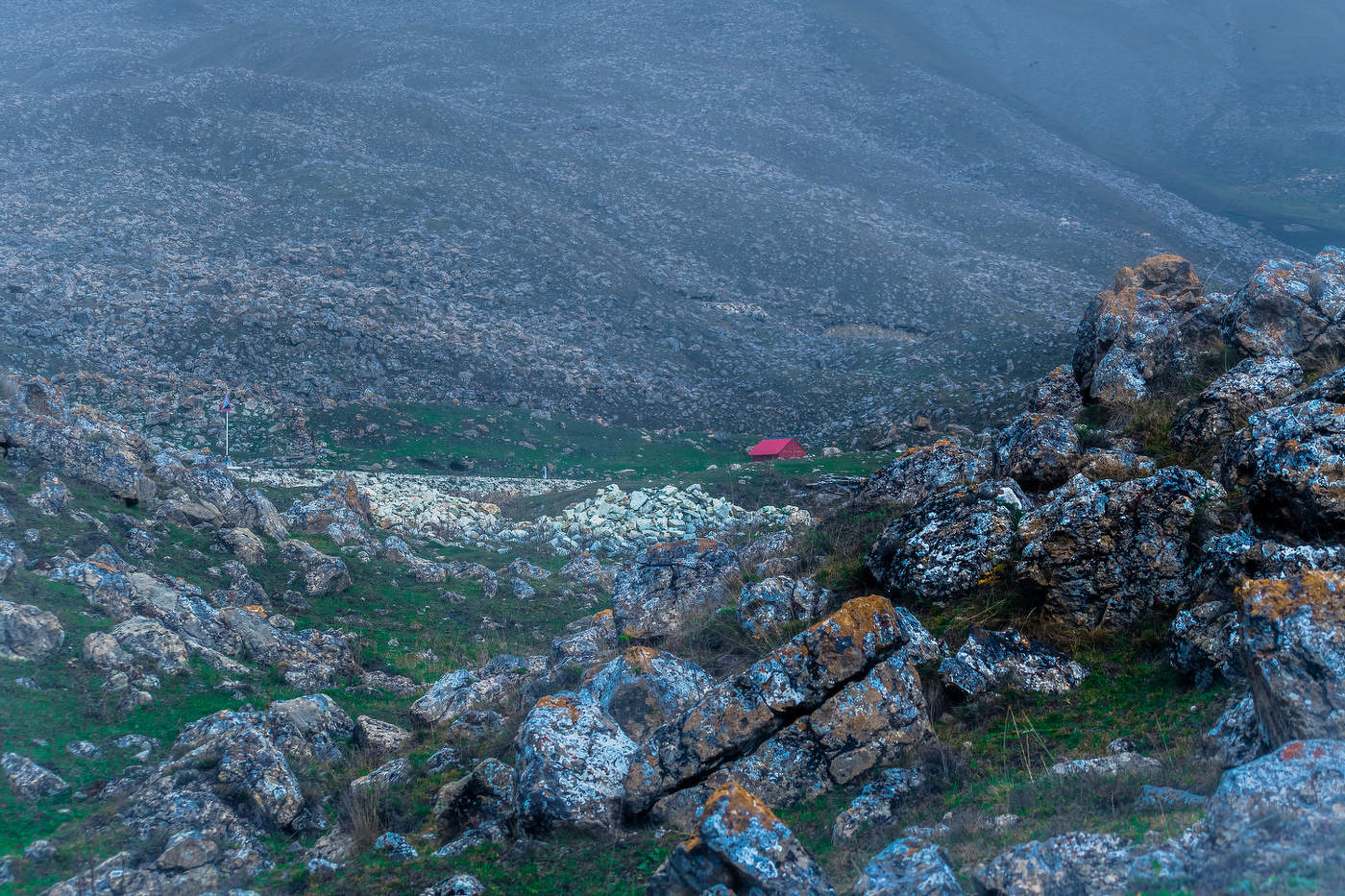 Haus in der Nähe der Straße