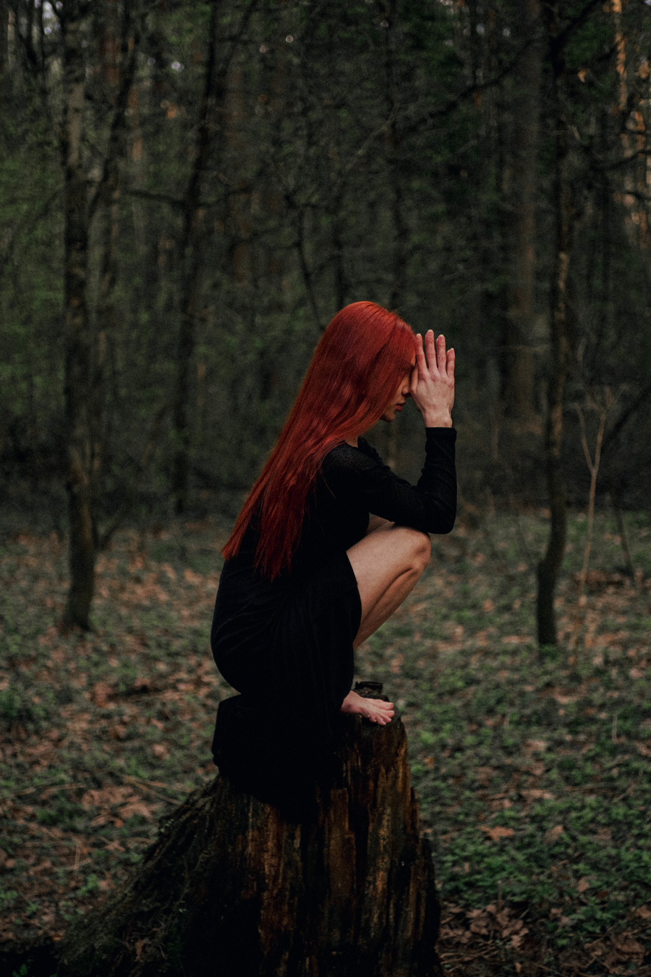 Verschmelzung mit der Natur