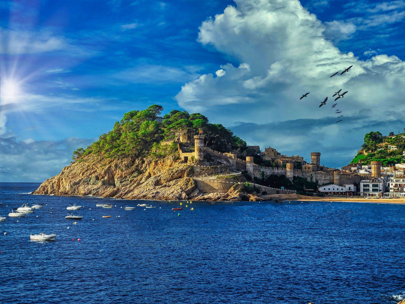 Tossa de Mar - vista del Castell - La Selva