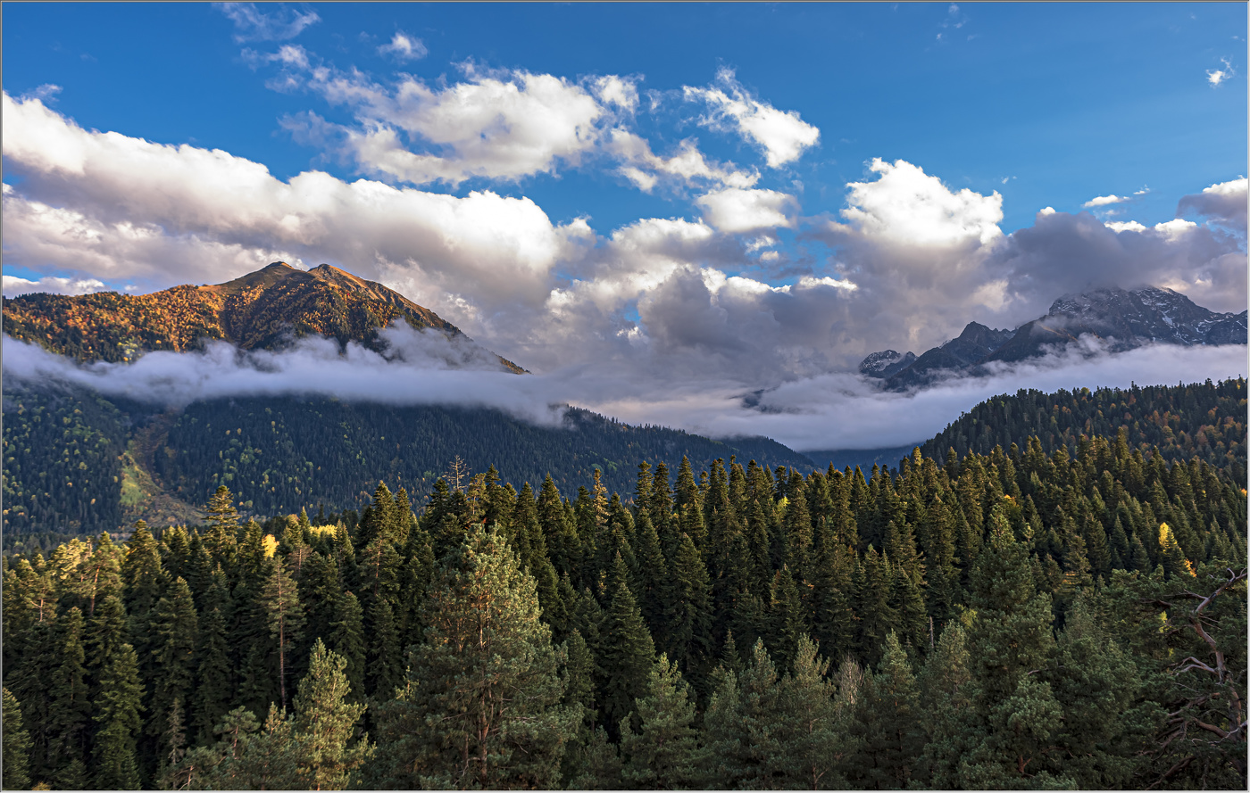 Morgen in den Bergen