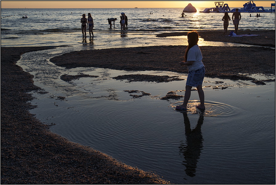 Wandern am Wasser ...