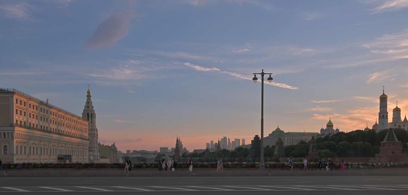 Moskau Sonnenuntergang