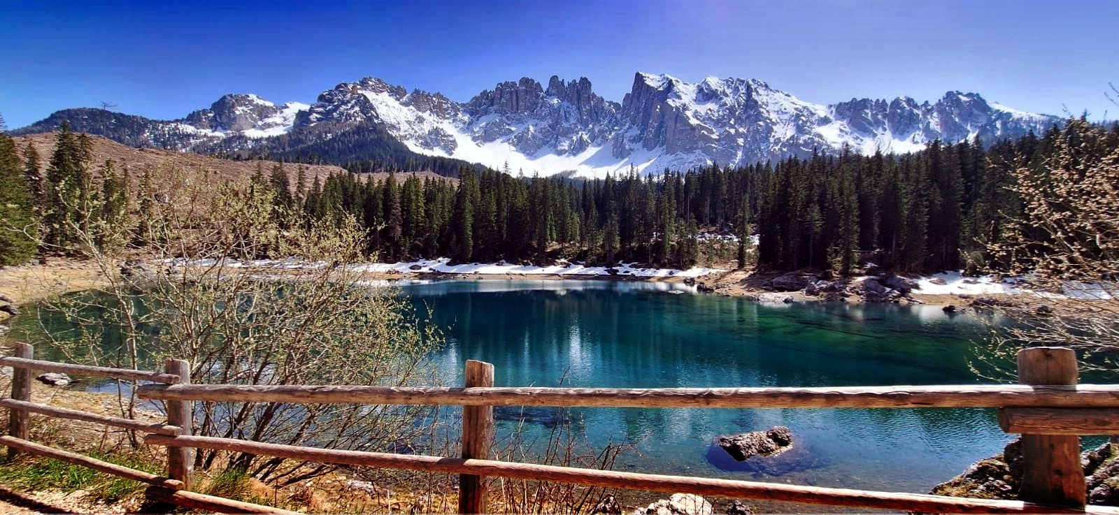 Paradies "Karer" See in Südtirol bei den Latemar Dolomiten Italien..."The Natural World"