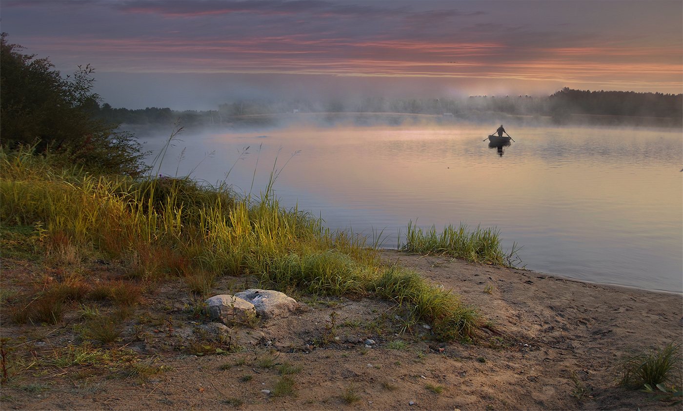 Auf der Morgendämmerung