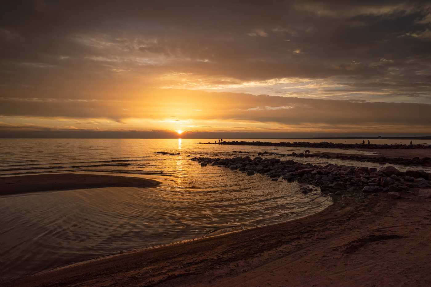 Ängstliche Sonnenuntergang