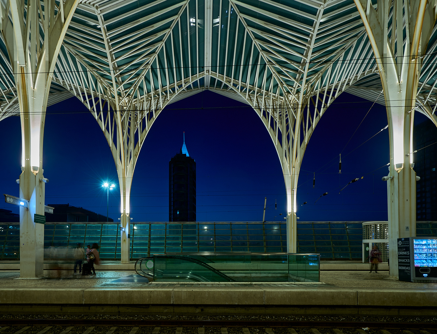 Oriente Railway Station in Lisbon