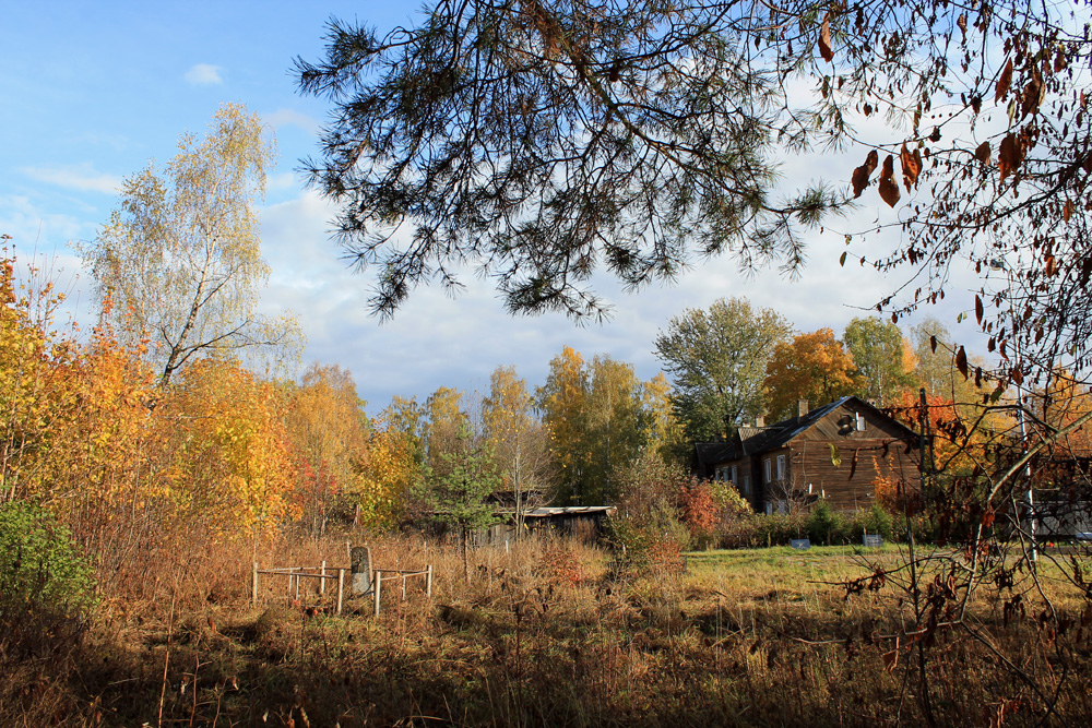 Herbst in der Ortschaft