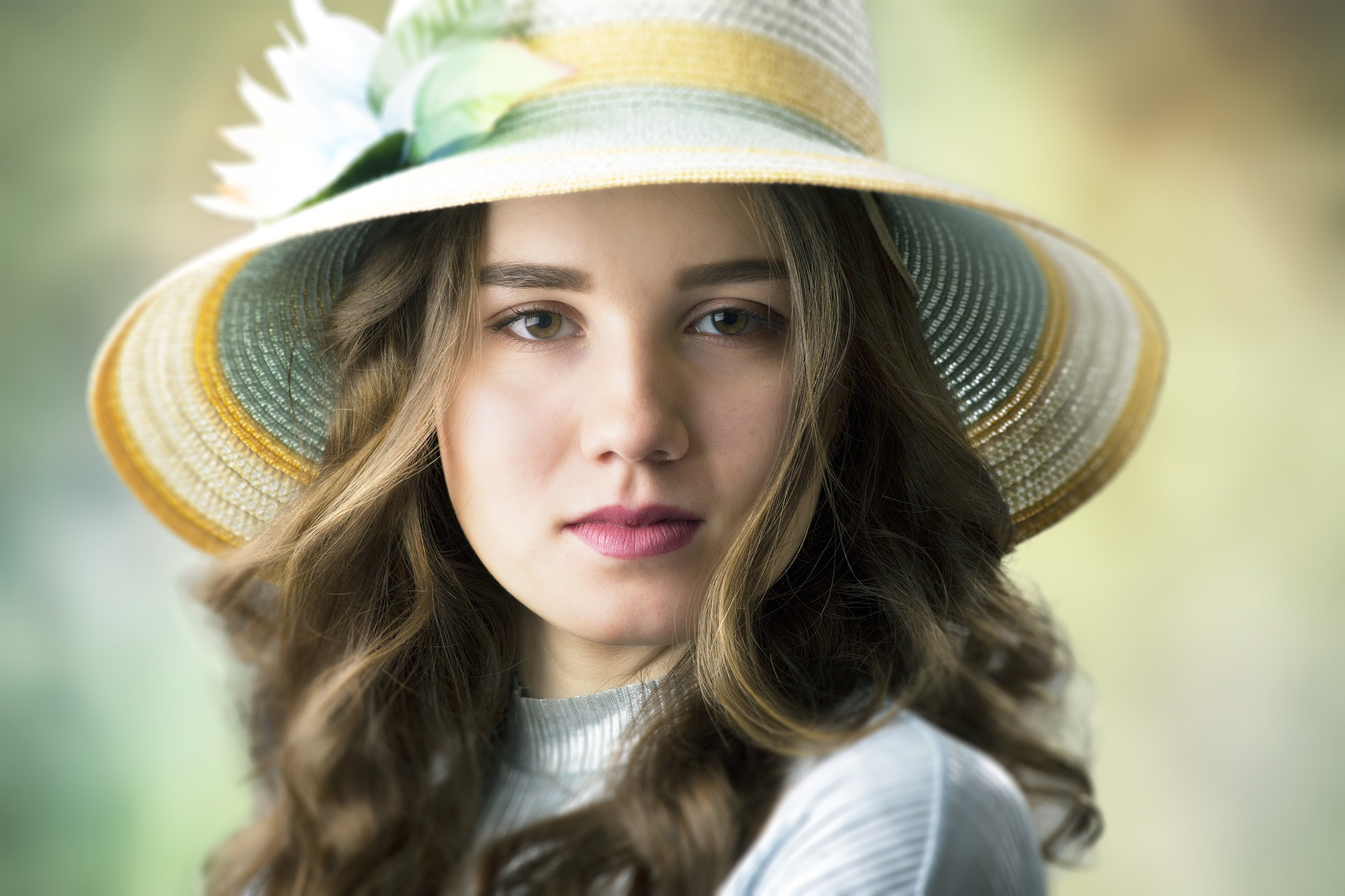 Porträt in Pastellfarben