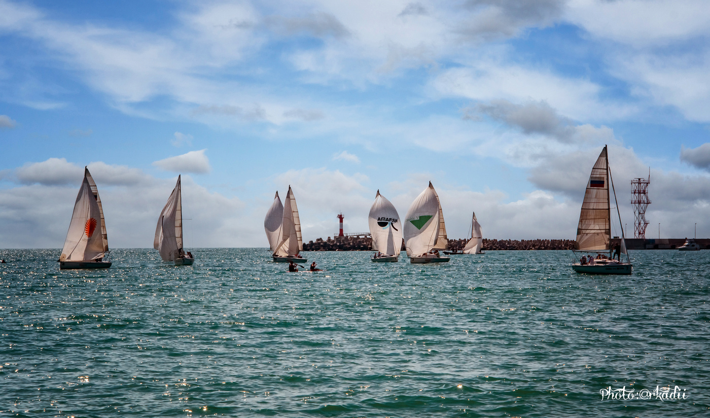 unter blauem Himmel ...