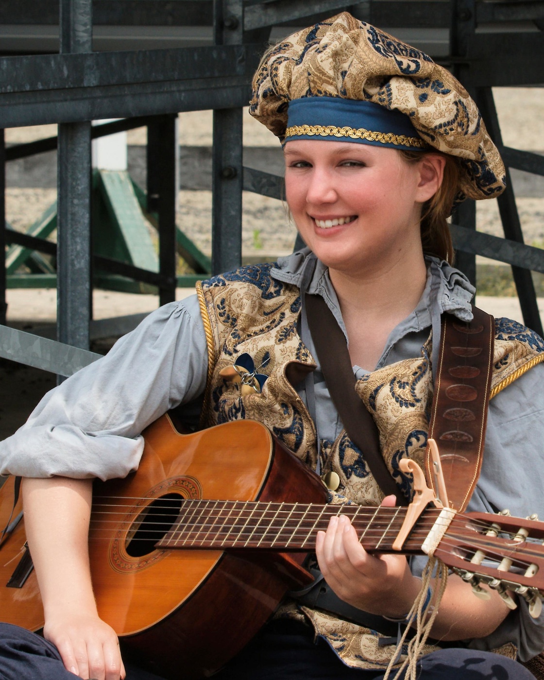 Mädchen mit Gitarre