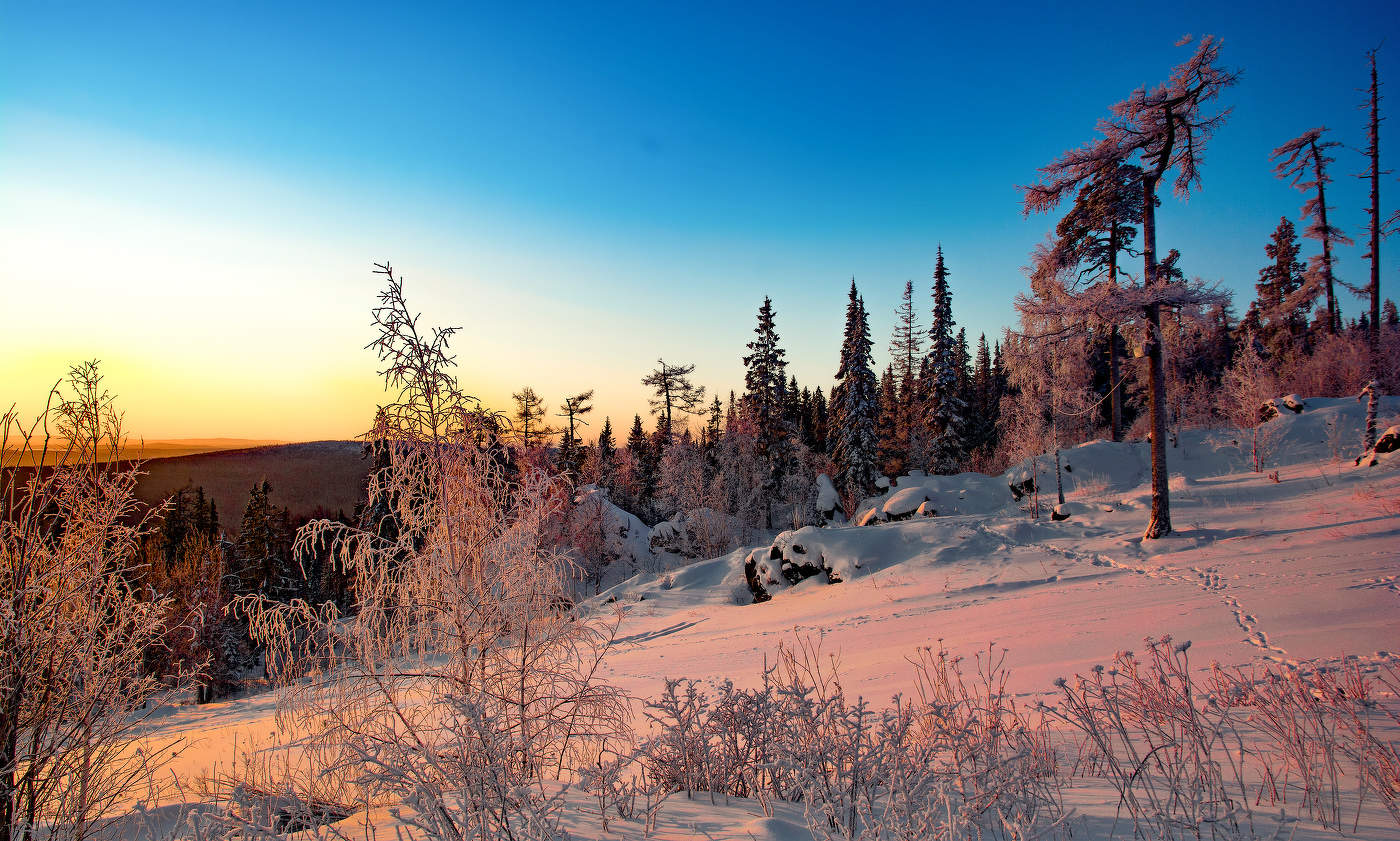 Morgens auf der Piste