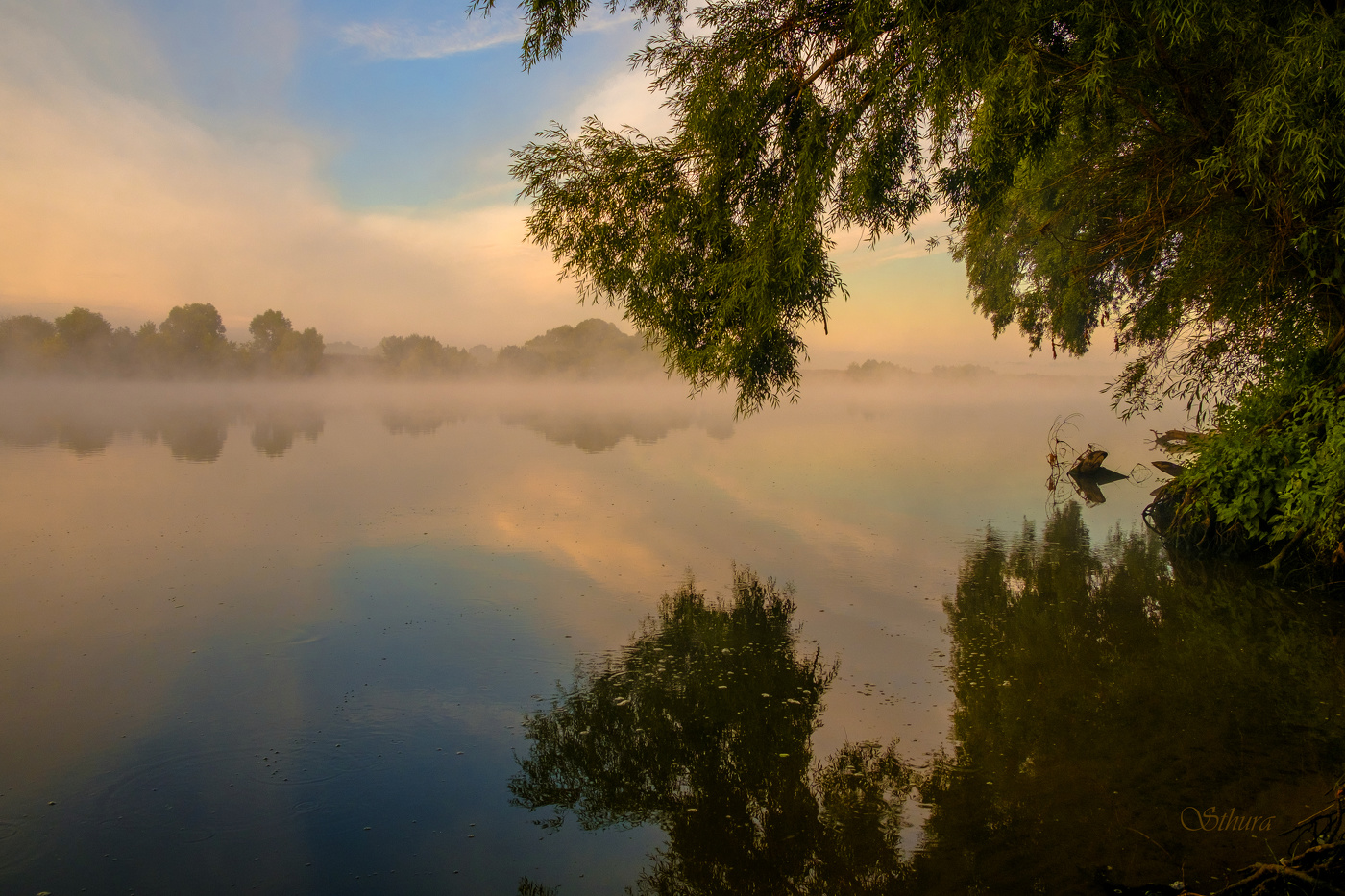 Morgen auf dem Fluss