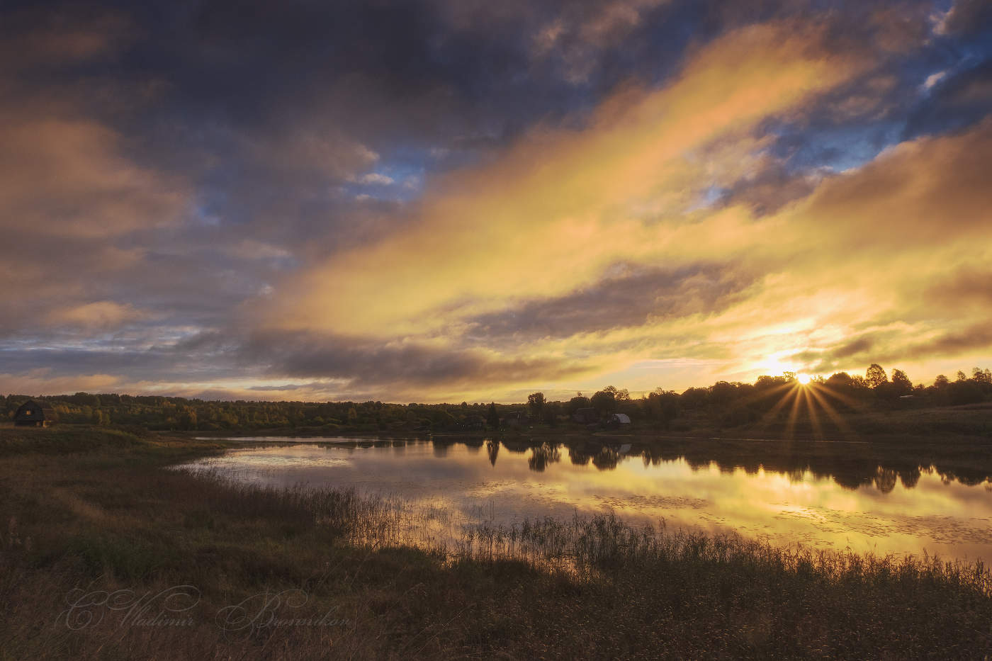 Herbst Morgendämmerung