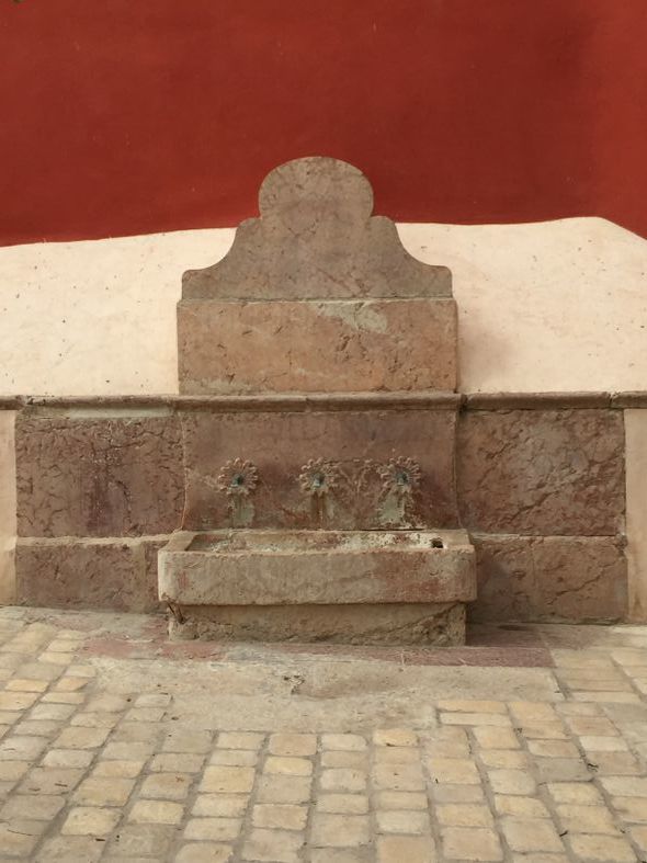 Fountain in the town