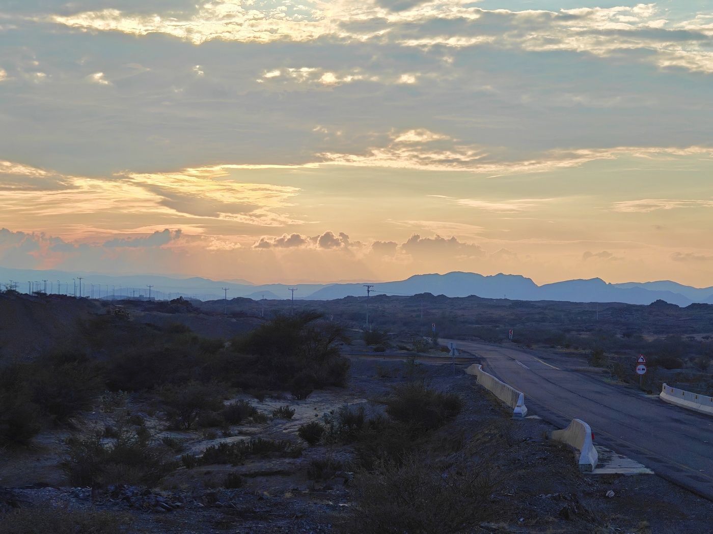 Der Weg in den Sonnenuntergang