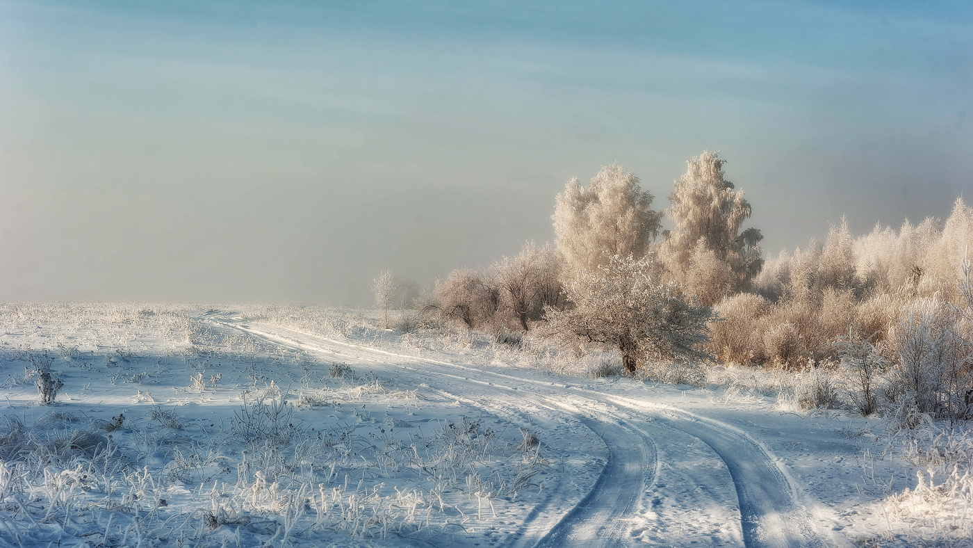 Auf den Straßen des Winters ...
