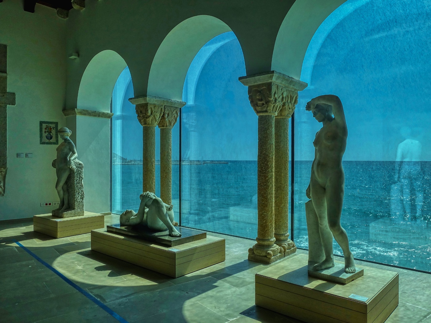 Sitges - Museu Cau Ferrat (escultures) - Garraf