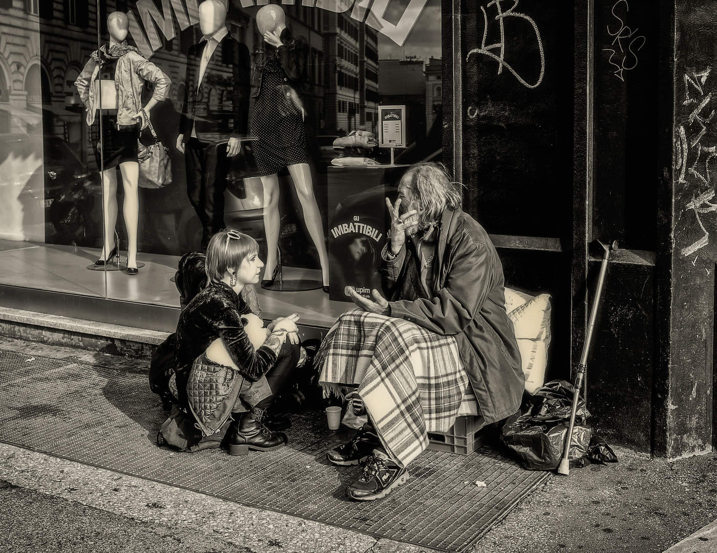 auf den Straßen von Rom