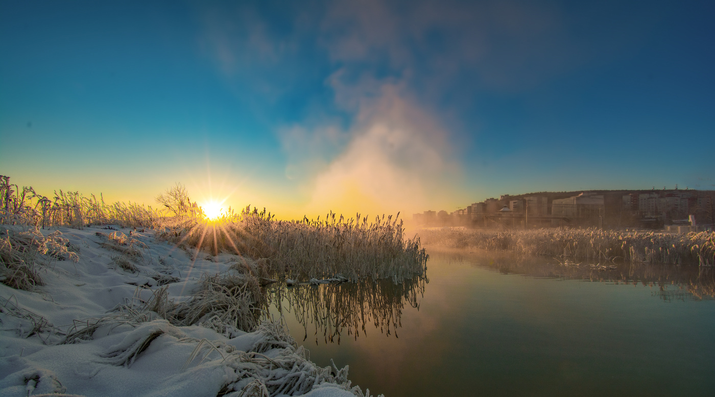 Winter-Sonnenaufgang