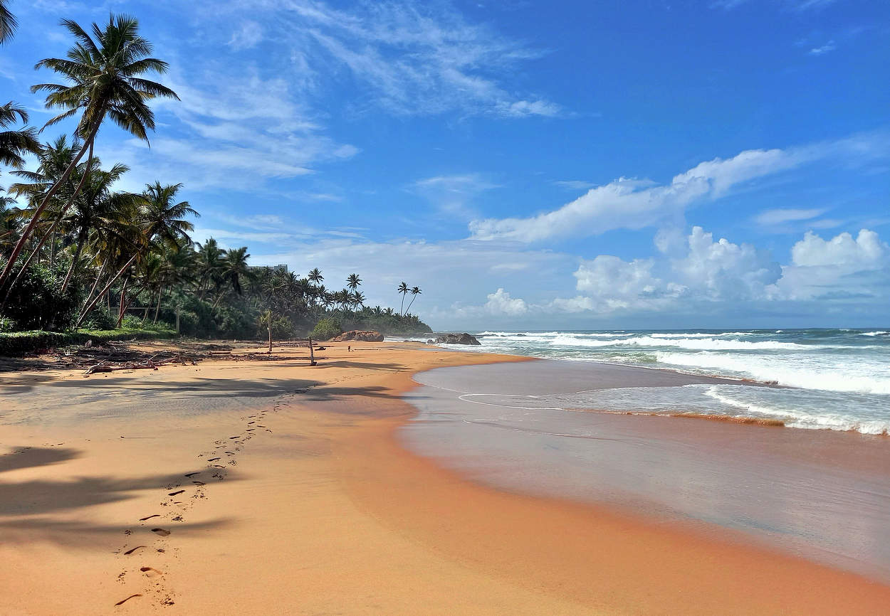 Wandern entlang der Küste