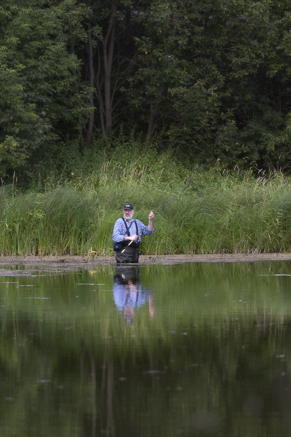 Einen Fisch gefangen ...