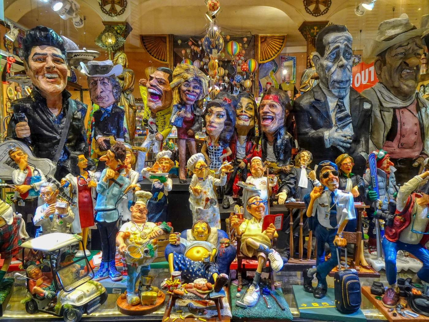 Barcelona - botiga ninots paper mache - Barcelonès