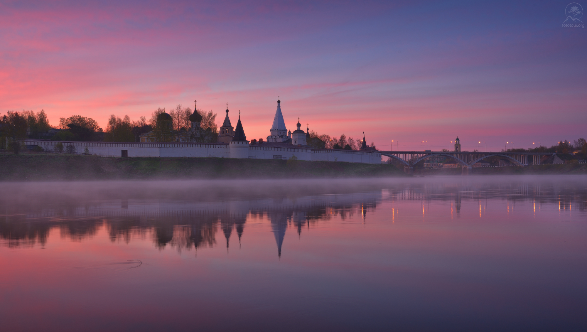 Sonnenaufgang an der Wolga