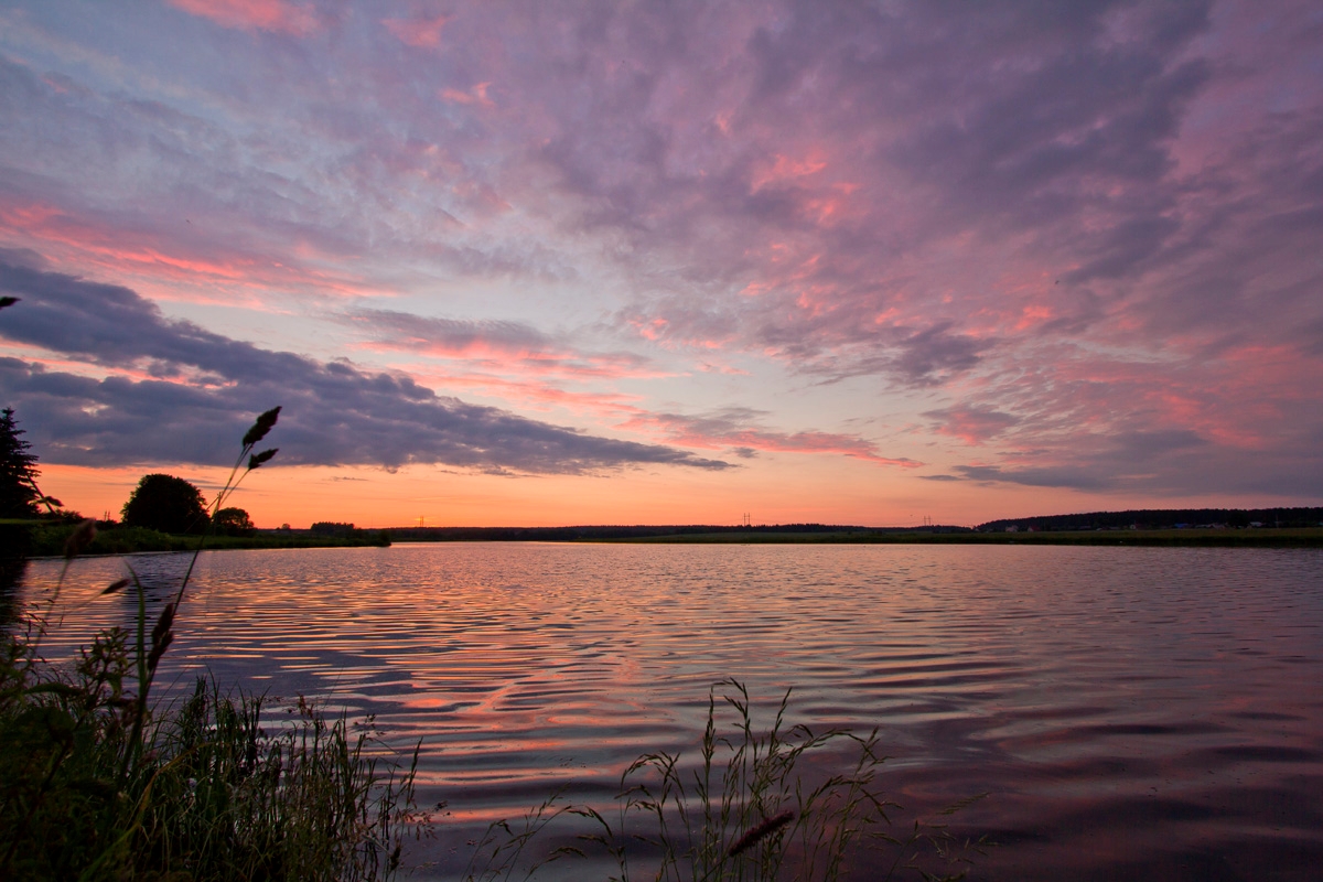 Brennender Sonnenuntergang