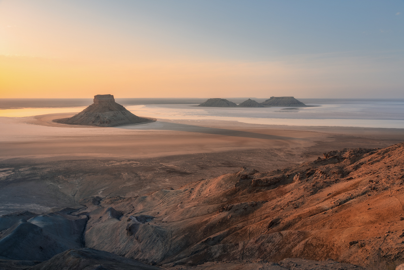 Mars-Sonnenuntergang