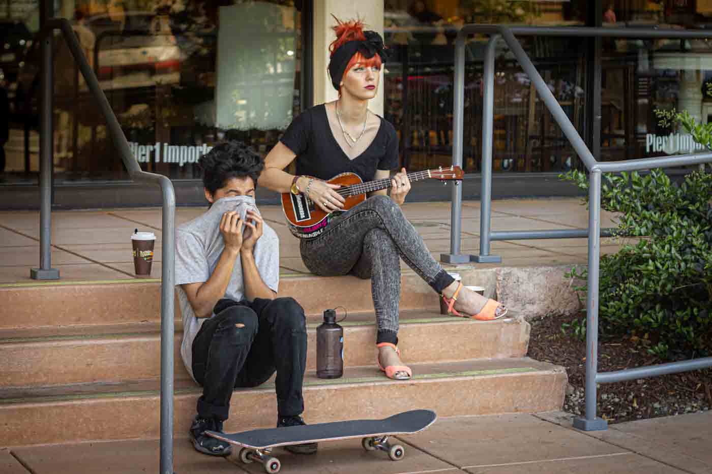 Unter dem blauen Himmel ist eine goldene Stadt ...