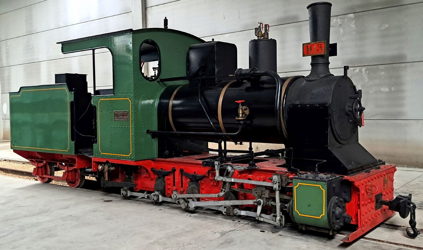 Móra la Nova - Museu Ferrocarril (màquina) - Ribera d'Ebre