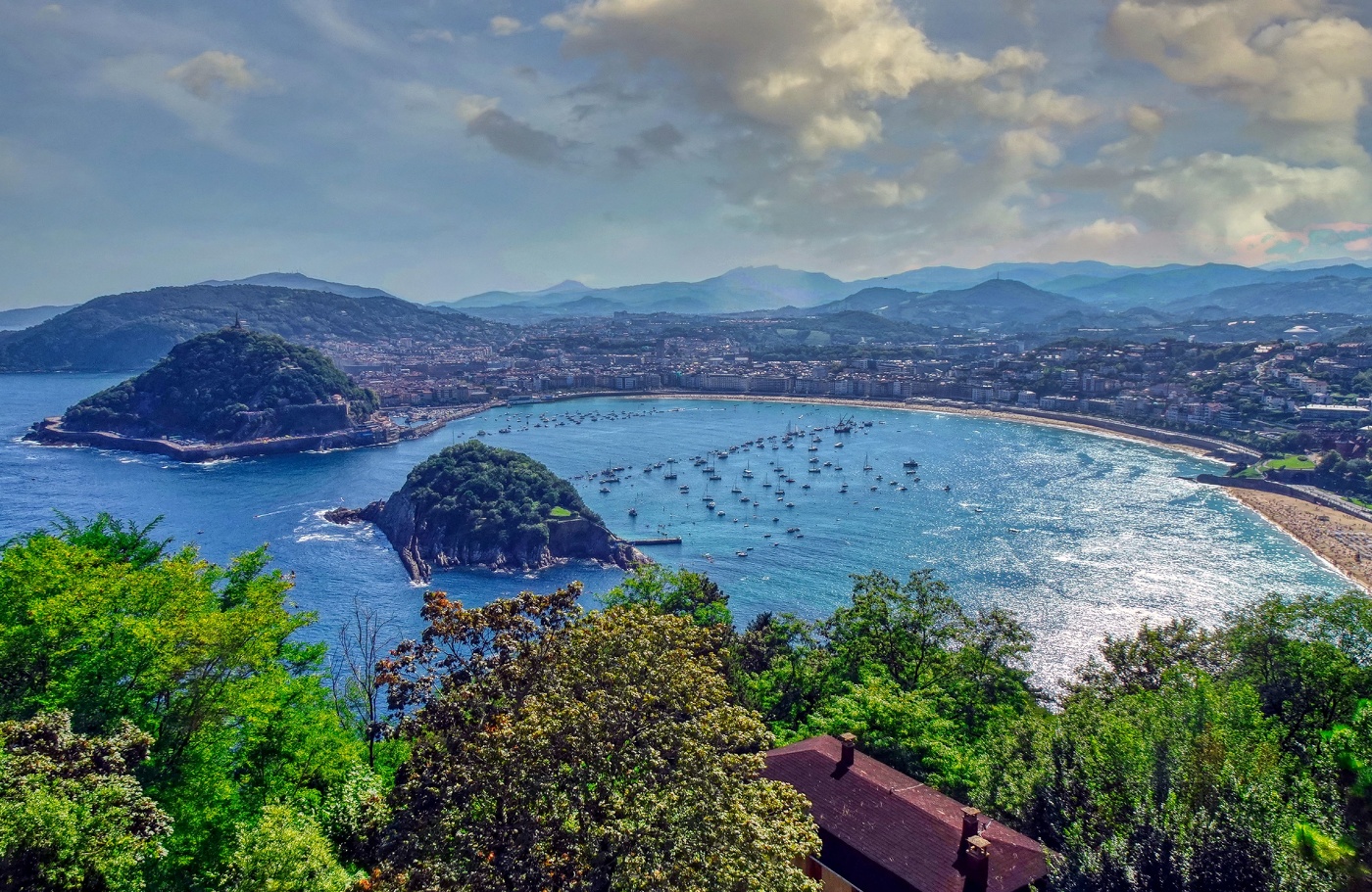 Donosti - Platja de la Concha des de Monte Igeldo - Guipúscoa (Euskadi)