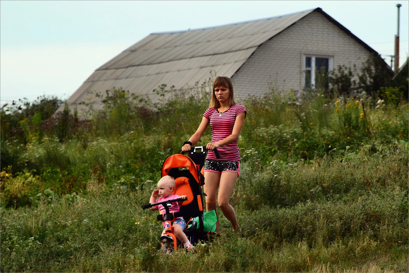 Auf dem Spaziergang ...