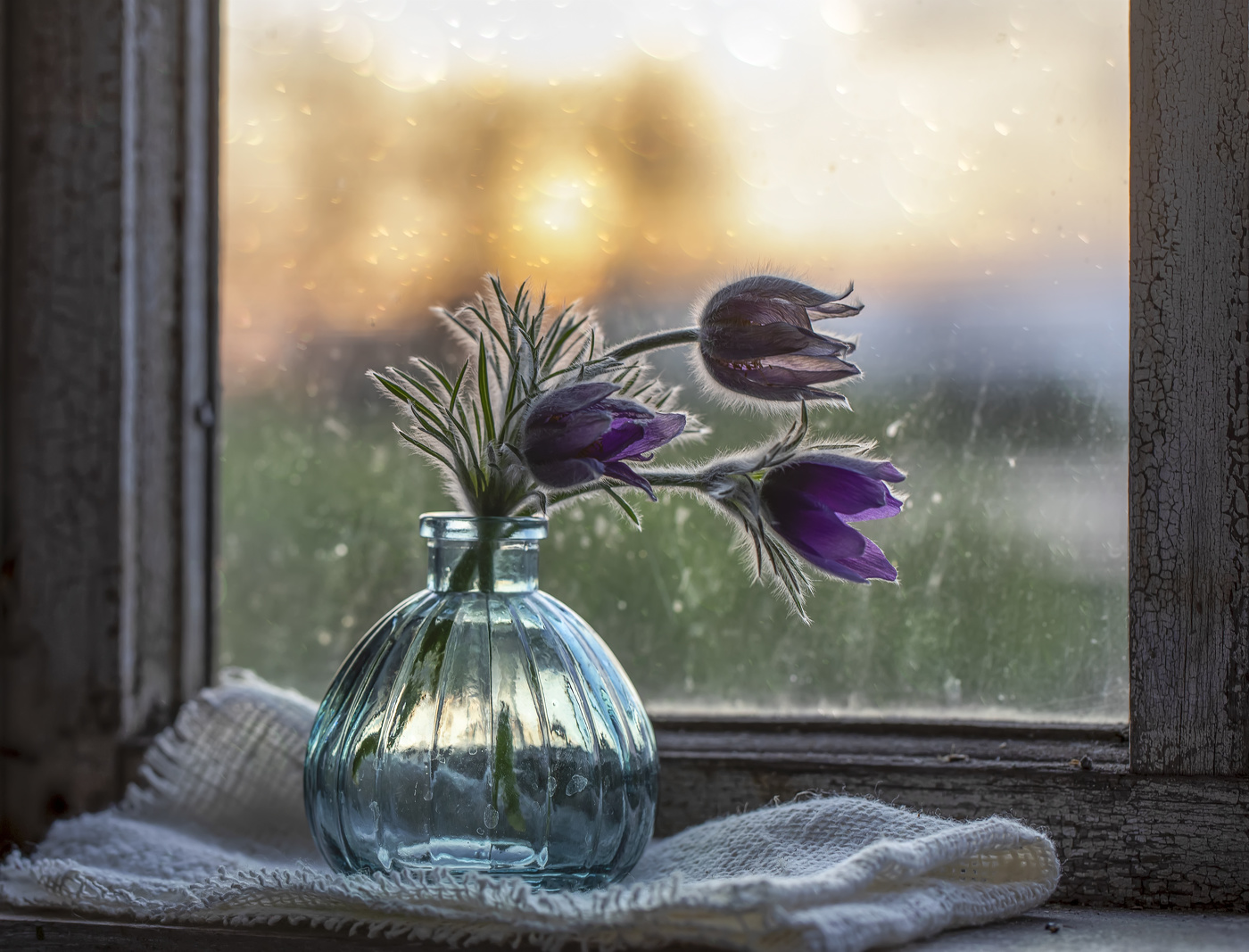 Bei Sonnenuntergang ...