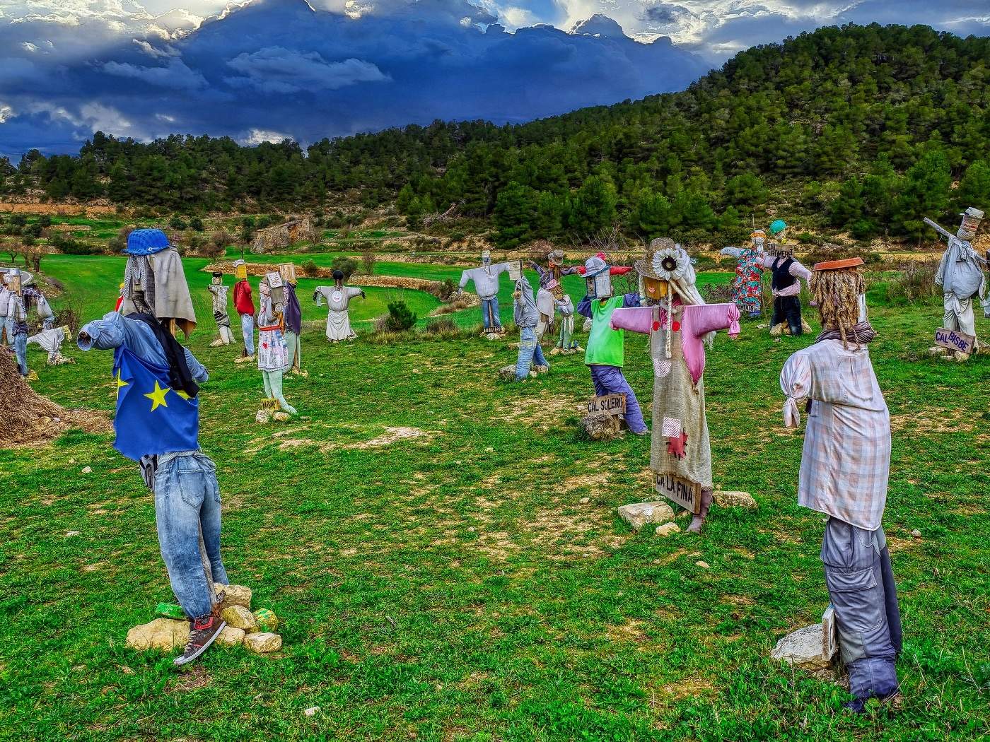 Vallbona de les Monges - comunitat biodiversitat art reciclage - L'Urgell
