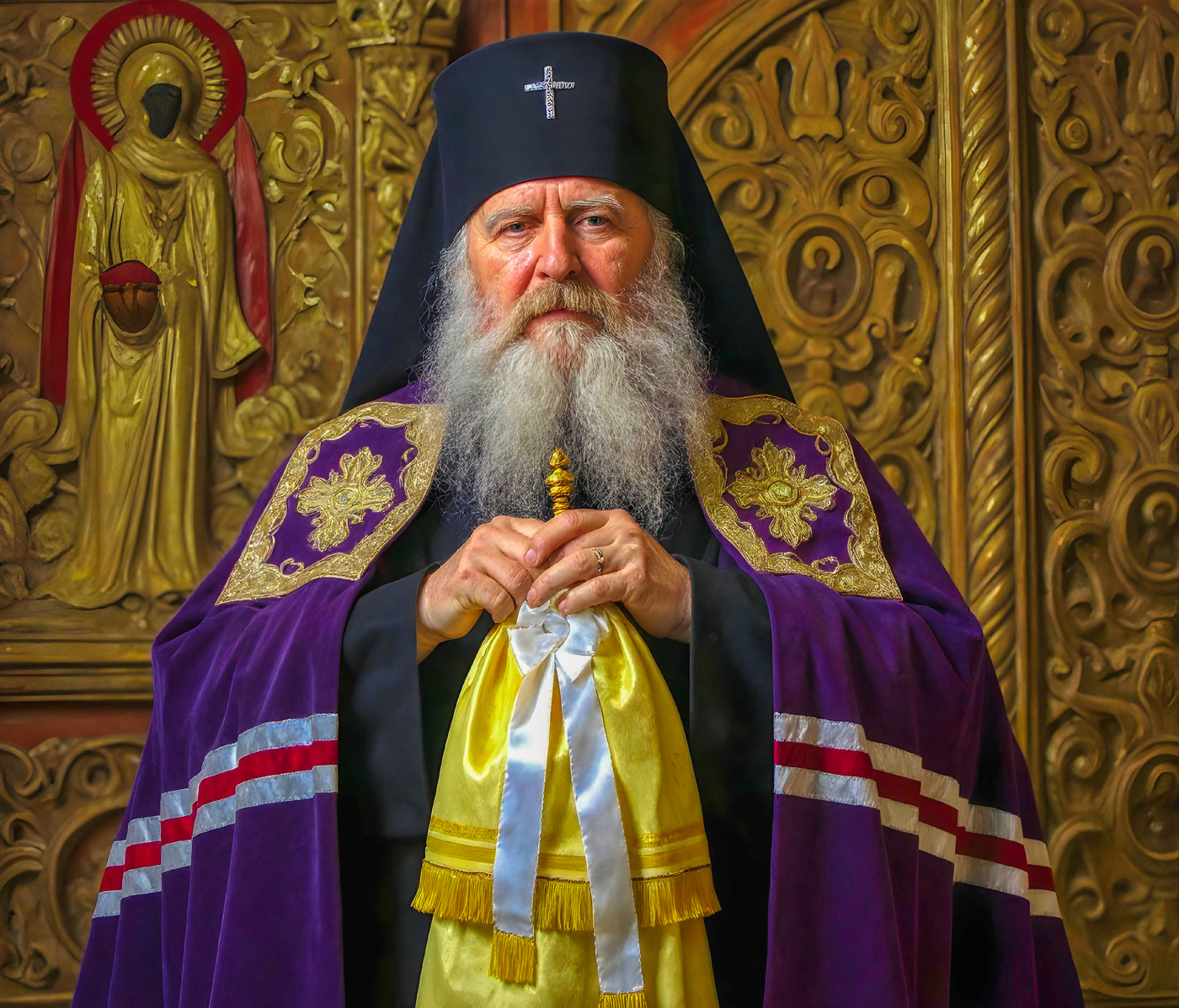 Moscú - Hieromonjo de l'església ortodoxa - Rússia