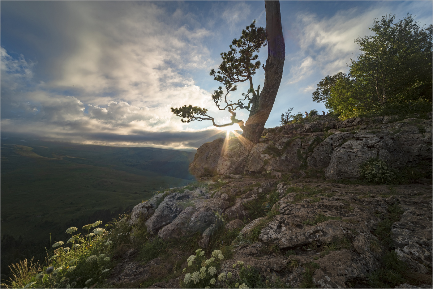 Die letzten Strahlen der Sonne